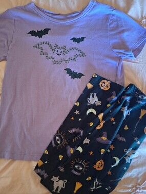Girl's Halloween Bat Outfit